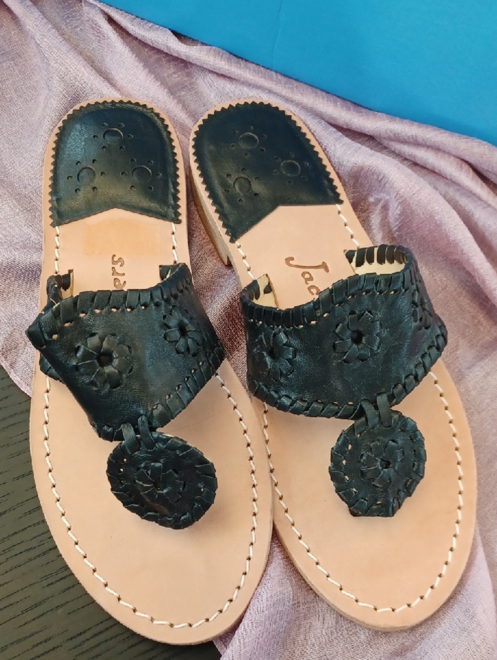 Jack Rogers Jack's Flat Sandal NIB - Picture 2 of 7